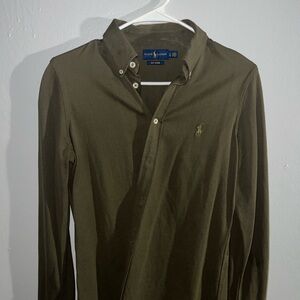Ralph Lauren Dark Olive Men's Button Down Shirt